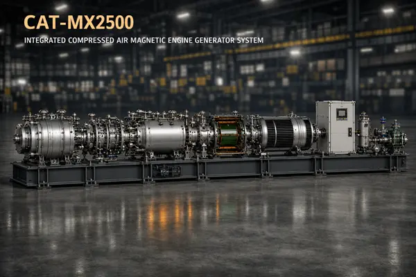 CAT-MX2500 Integrated Compressed-Air Generator 3D Preview