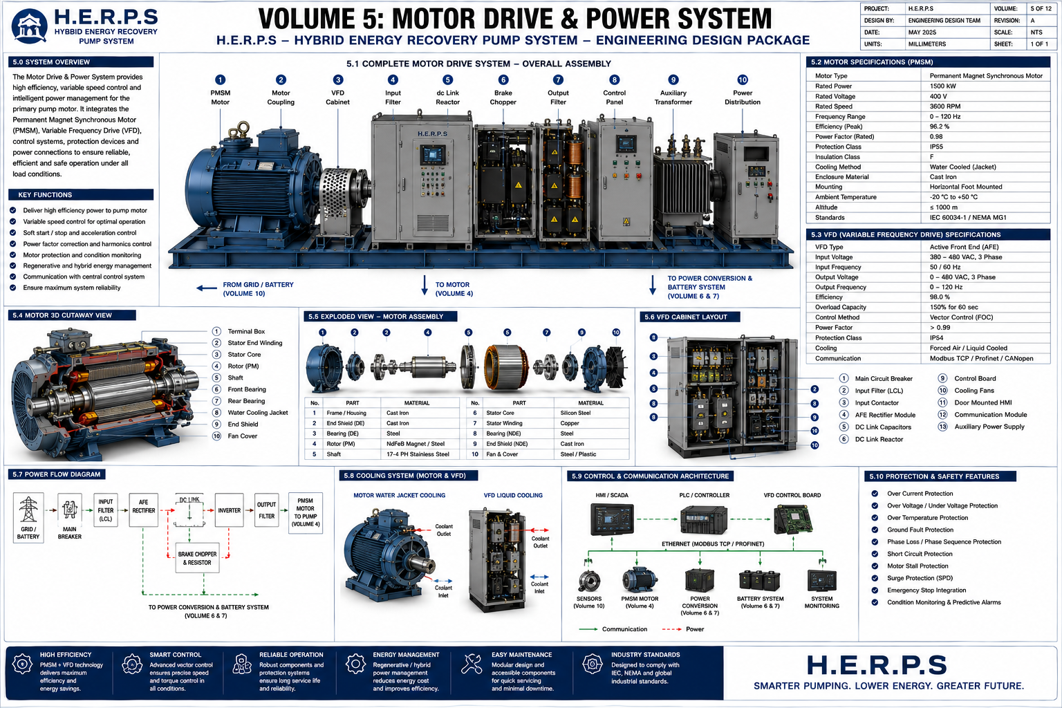 Magnetic Turbine Water Pump Blueprint
