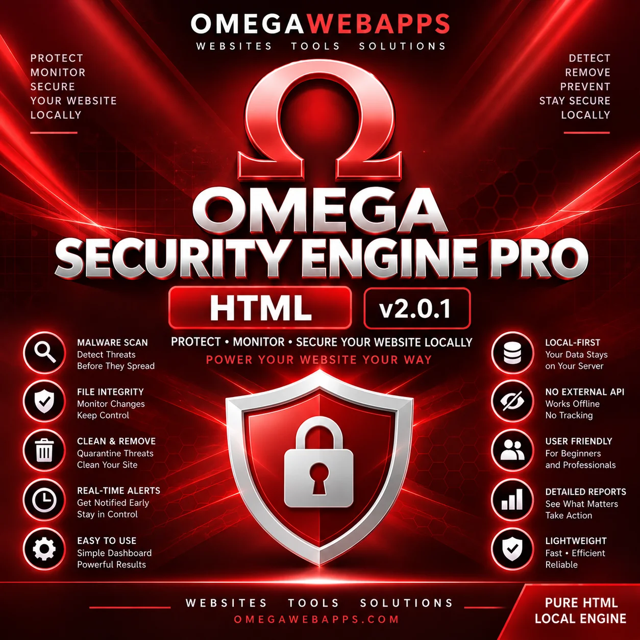 Omega Security Engine Pro by Omega Web Apps