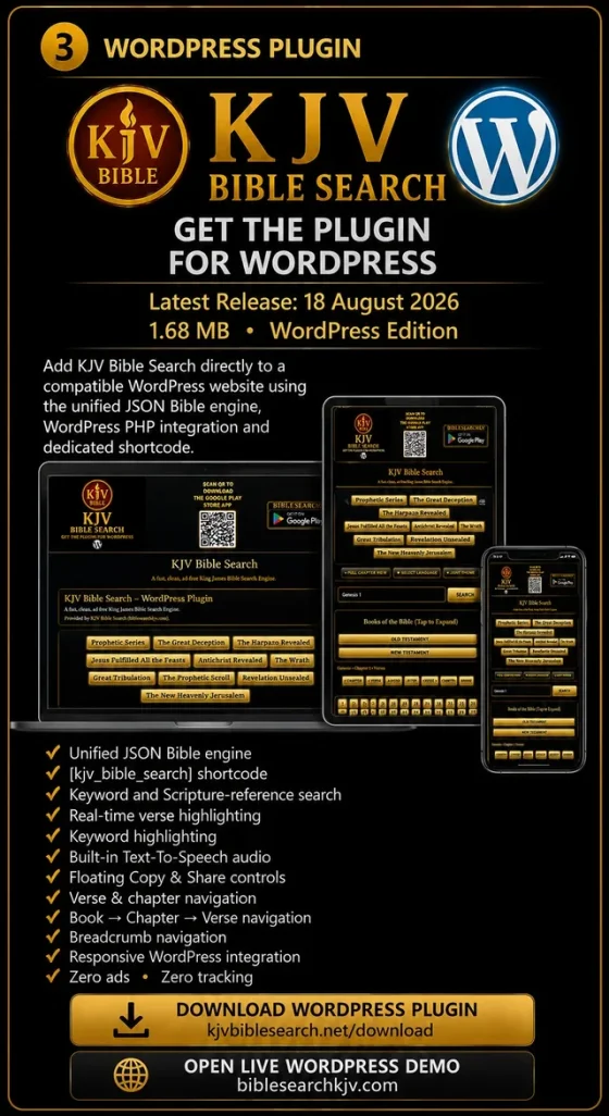 KJV Bible Search WordPress Plugin