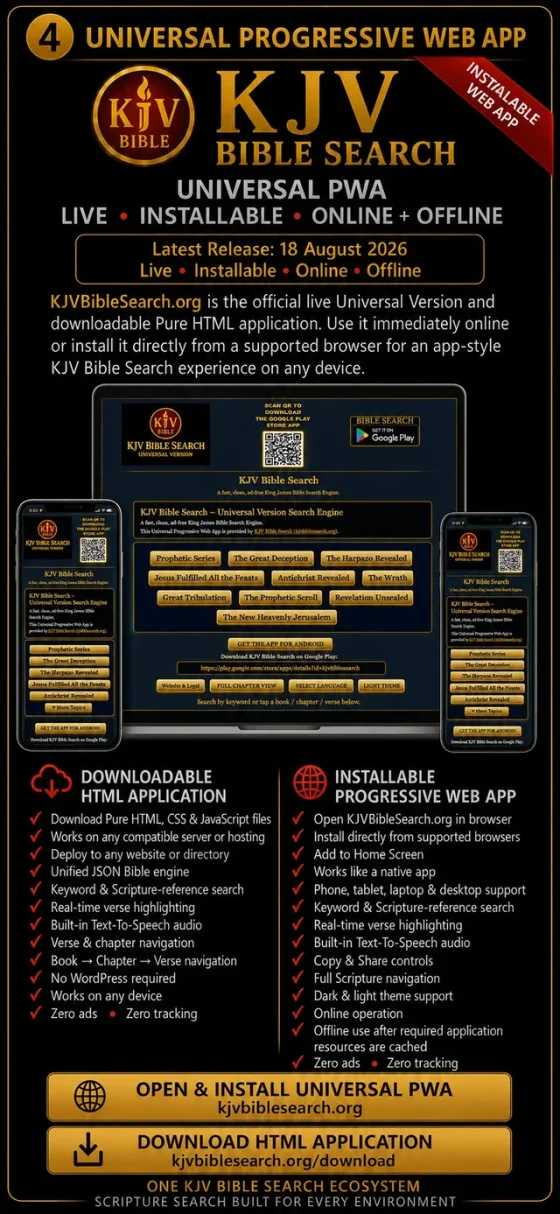 KJV Bible Search Universal HTML Version