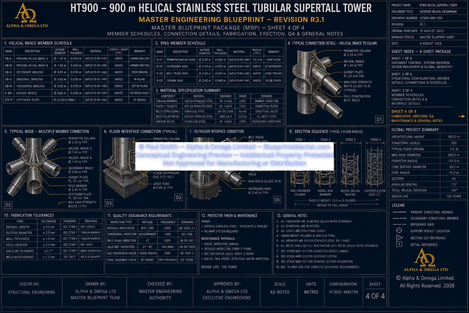 HT900 Exterior Helical Mega Frame Sheet 4 R3.0
